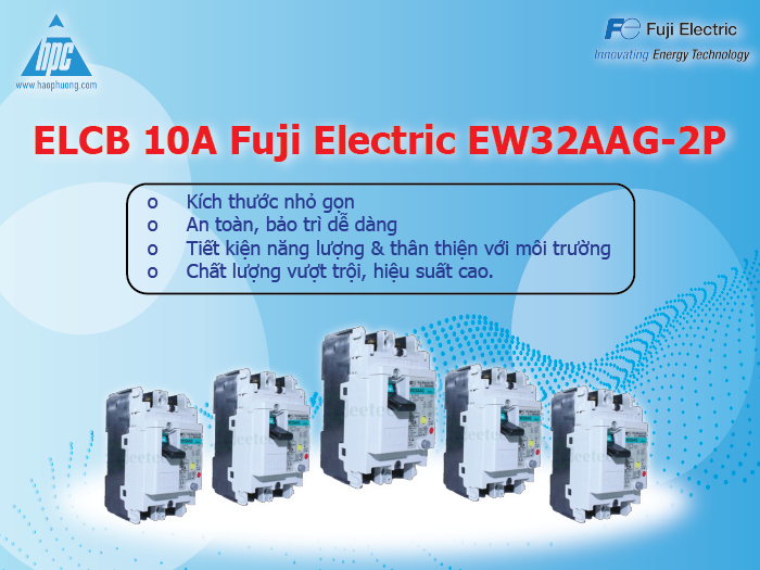 ELCB Fuji Electric 10A EW32AAG 2P
