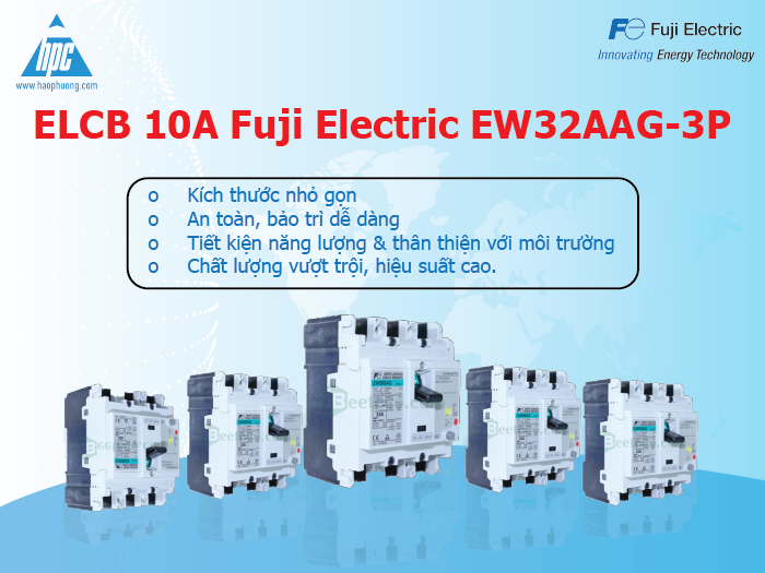 ELCB Fuji Electric 10A EW32AAG 3P